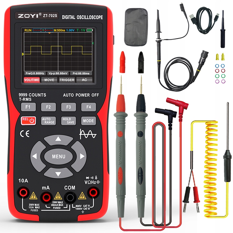 MULTIMETR RĘCZNY Z OSCYLOSKOPEM 2,8" ZOYI ZT-702S, PASMO 10MHz, 48 MS/s B02c7d721cdb07bb62adb956fb498cf5