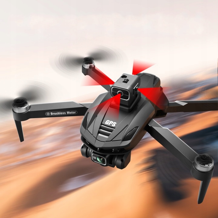 DRON Z KAMERĄ V168 WiFi GPS ZASIĘG 3000M, 5G WIFI FPV 360 ° - 3 BATERIE Bd9cd550bc2ecfccce6c1f66b9114006
