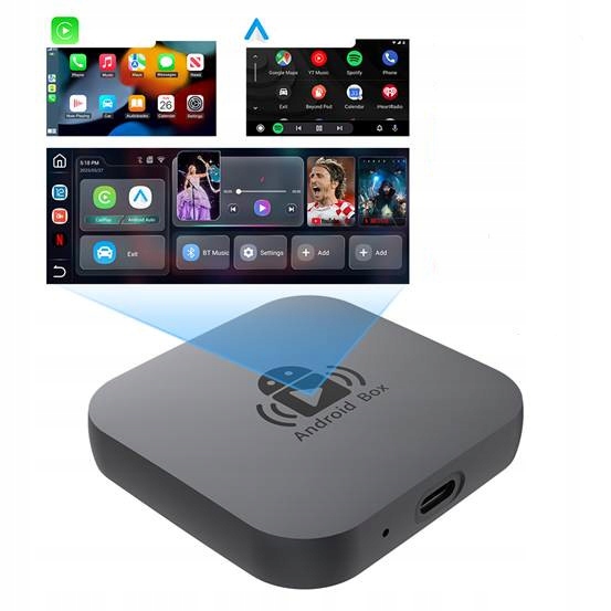 KBOX AI BOX K712 4 GB + 32 GB BEZPRZEWODOWY ADAPTER ANDROID AUTO CARPLAY Cdc4c0377e73920df6df098bc6d70514