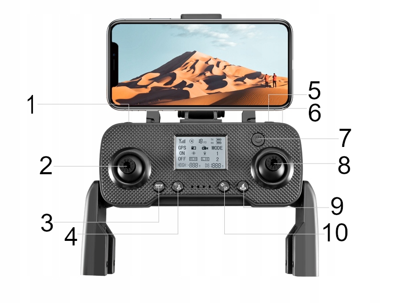 DRON XT505 3 BATERIE OMIJANIE PRZESZKÓD HEADLESS GPS 2000M BEZSZCZOTKOWY E918167e1c7460e6bd0ce4fea9ae35f6