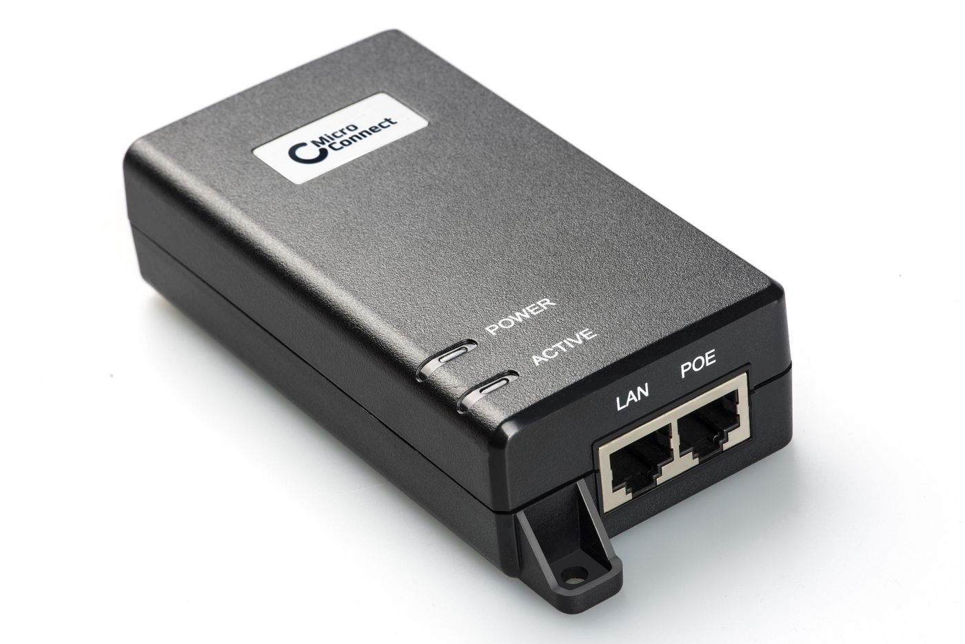 MicroConnect 60W 802.3af/at PoE Injector