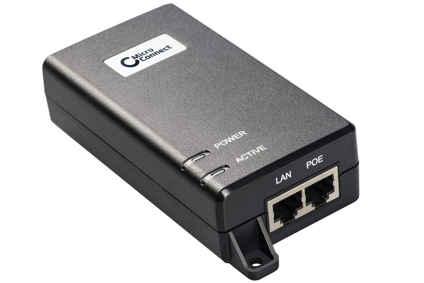 MicroConnect 30W 802.3af/at PoE Injector