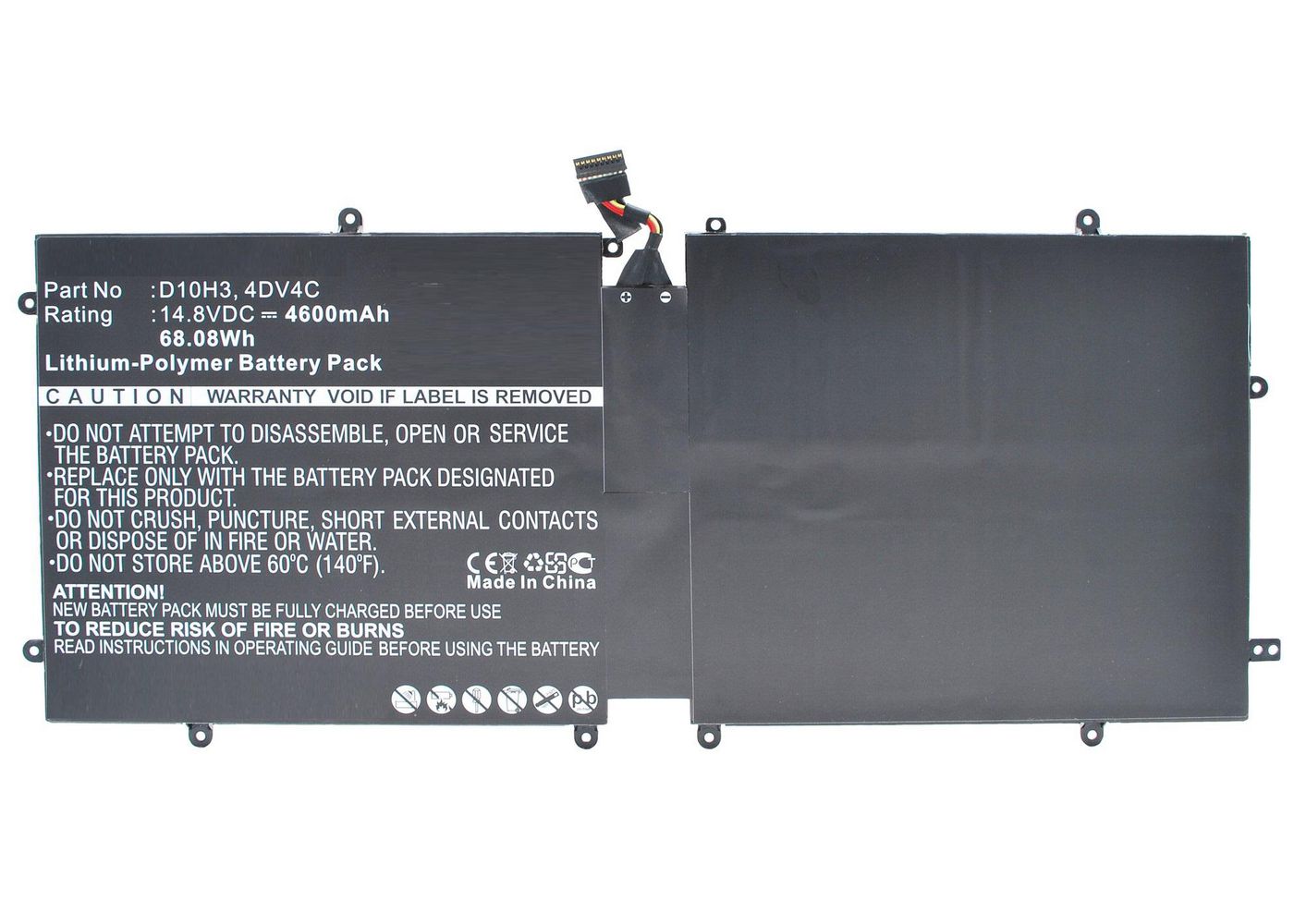 Bateria CoreParts 68Wh 14.8V 6 Cell MBXDE-BA0065