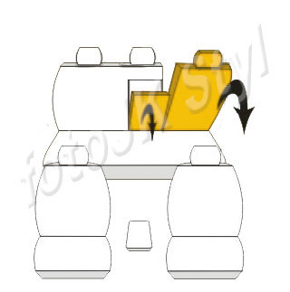 Pokrowce MIAROWE do Audi A6 C5 1997-2004r. P3