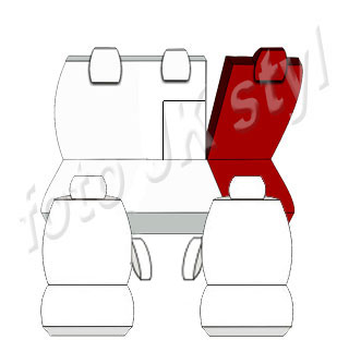 Pokrowce MIAROWE do Citroen C5 II 2004-2008r. P2