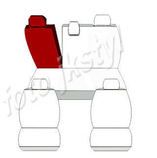 Pokrowce MIAROWE do Dacia Duster 1 FL 2013-2017r. P3