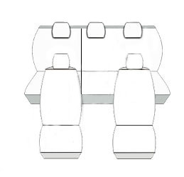 Pokrowe MIAROWE do Transit Connect 5os od 2013 P2