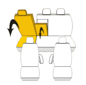 Pokrowce MIAROWE do Kia Venga 2009-2017r. P2