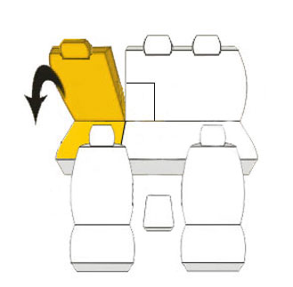 Pokrowce MIAROWE do Mitsubishi Outlander II 2 06-13r. P2