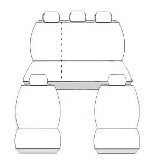 Pokrowce MIAROWE do Opel Corsa C 2000-2006r. P3