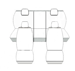 Pokrowce MIAROWE do Opel Meriva II 2 10-14r. P2