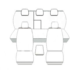 Pokrowce MIAROWE do Opel Vectra C 02-08r. P3