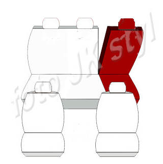 Pokrowce MIAROWE do Peugeot Partner 1 I 96-08r.  P1