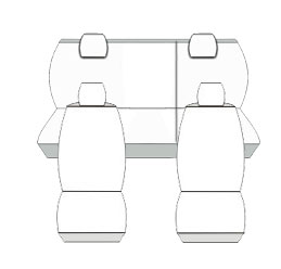 Pokrowce MIAROWE do Seat Ibiza IV 4 2008-2017r. P2