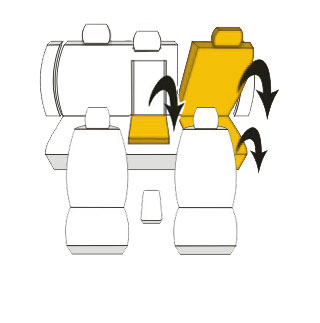Pokrowce MIAROWE do Toyota Avensis kombi 03-08r. P2