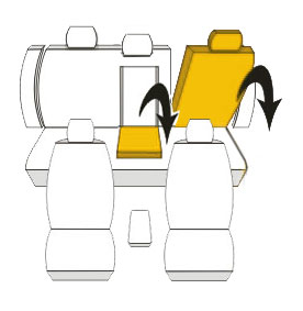 Pokrowce MIAROWE do Toyota Avensis sedan 03-08r. P3