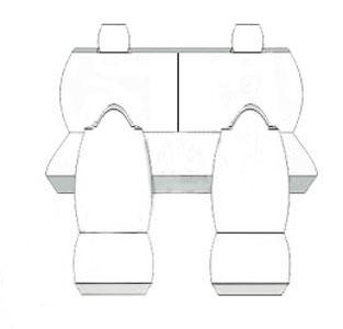 Pokrowce MIAROWE do Toyota Aygo 2005-2014r. P3