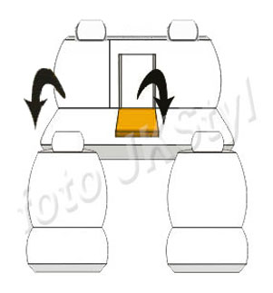 Pokrowce MIAROWE do Toyota Corolla X 06-13r. P3