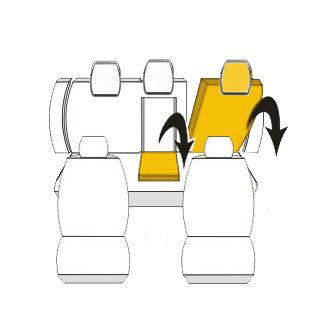 Pokrowce MIAROWE do VW GOLF V 5 03-09r. / VW JETTA V 05-10r. z podłok.