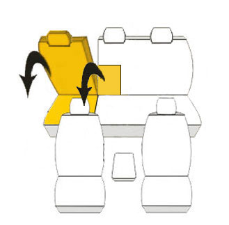 Pokrowce MIAROWE do FORD KUGA 2 FL od 16r. P1