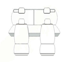 Pokrowce MIAROWE do Suzuki Jimny IV 4 od 2018r. P1