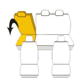 Pokrowce MIAROWE do Honda Jazz III 3 08-15r. P4