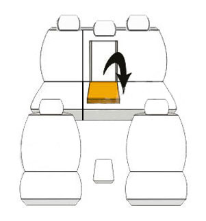 Pokrowce MIAROWE do Honda CRV IV 4 2012-2018r. P4
