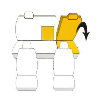 Pokrowce MIAROWE do VW Golf IV z podł 97-06r. P4