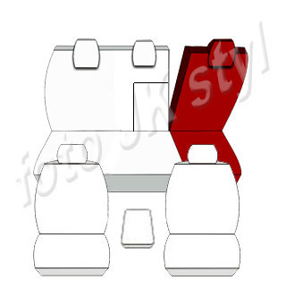 Pokrowce MIAROWE do Renault Fluence 09-16r. P4