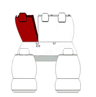 Pokrowce miarowe pasujące do HYUNDAI i20 III od 2020r. wzór P1