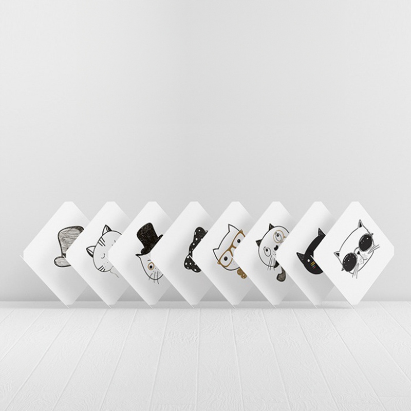 SZAFA MODUŁOWA DLA DZIECI BIAŁA Z MOTYWEM BAJKOWYM DUŻA GARDEROBA 9 PÓŁEK