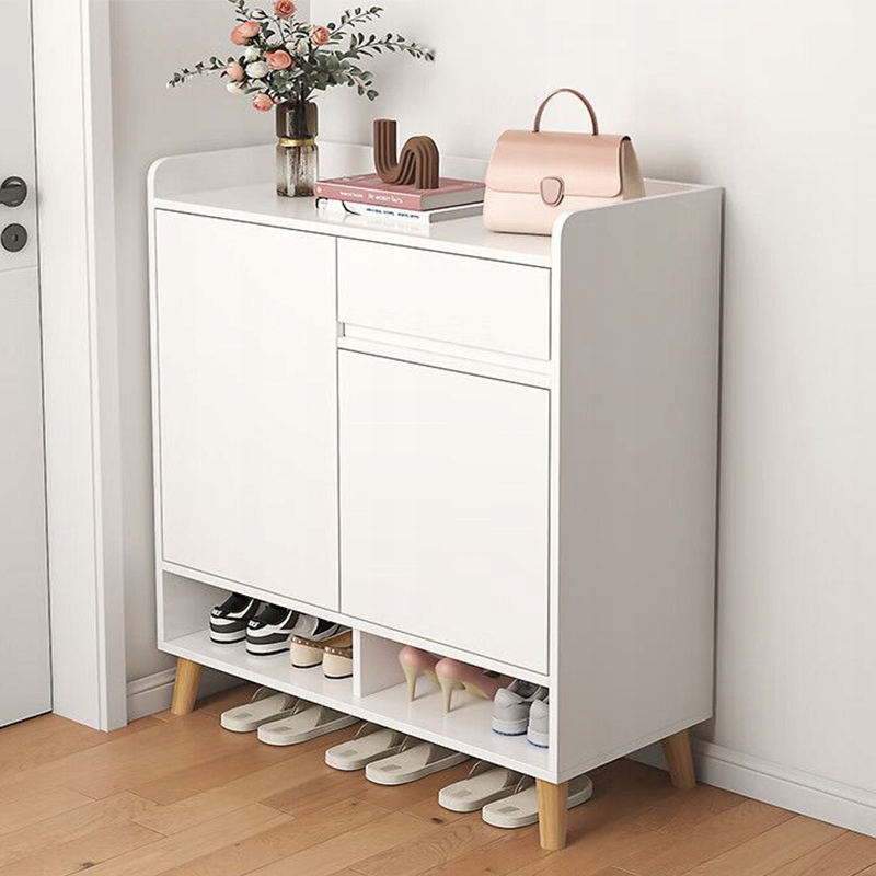 NOWOCZESNA KOMODA SZAFKA BIAŁA POJEMNA MIEJSCE NA BUTY Z SZUFLADĄ LOFT