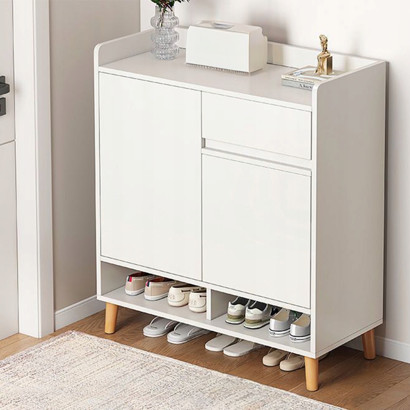 NOWOCZESNA KOMODA SZAFKA BIAŁA POJEMNA MIEJSCE NA BUTY Z SZUFLADĄ LOFT