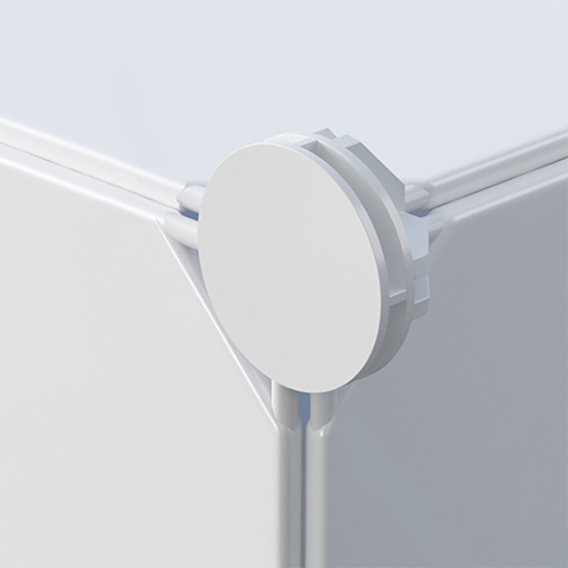 SZAFA MODUŁOWA DLA DZIECI BIAŁA Z MOTYWEM BAJKOWYM DUŻA GARDEROBA 9 PÓŁEK