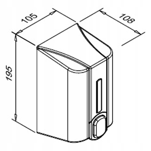 Dozownik do mydła w płynie 1L JET