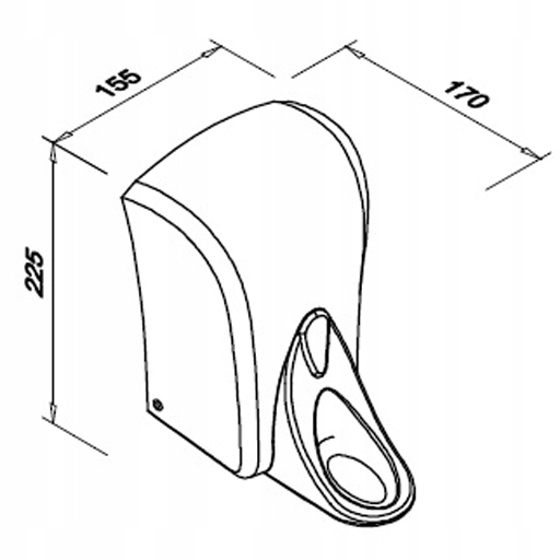 Dozownik łokciowy mydła w płynie 1l POP z atestem
