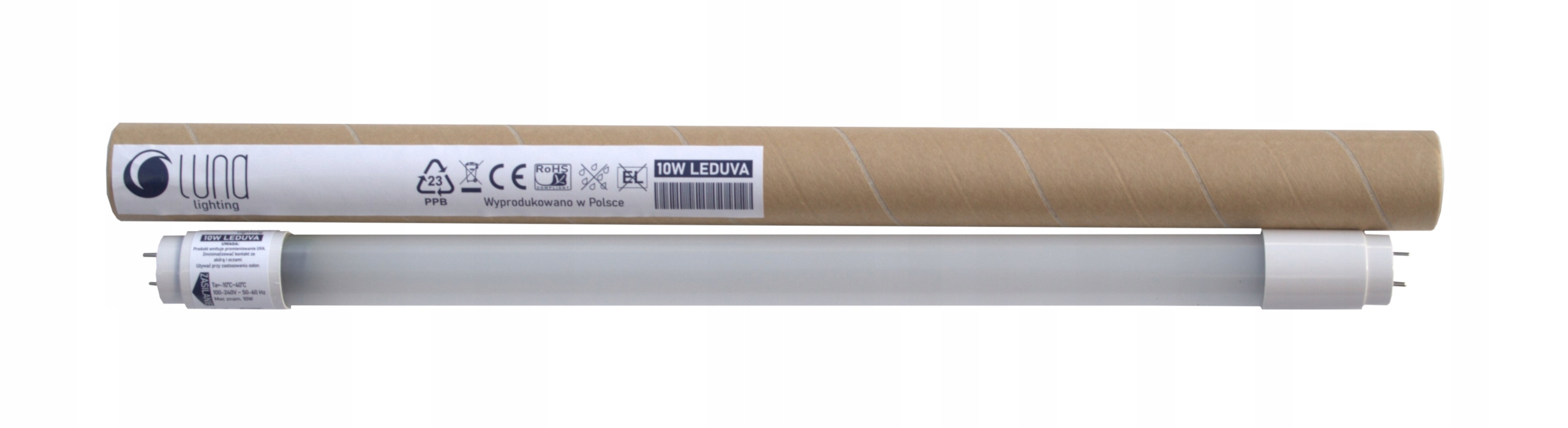 Świetlówka owadobójcza UVA ledowa T8 do lampy owadobójczej 45 cm LUNA