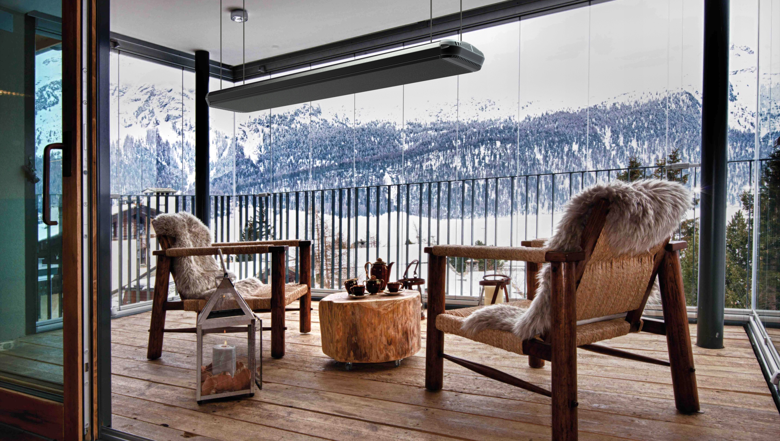 PROMIENNIK CIEPŁA HOT-TOP Z PILOTEM 3,2 MO-EL