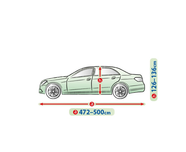 Pokrowiec 4 warstwy z liną i torbą na KIA Optima