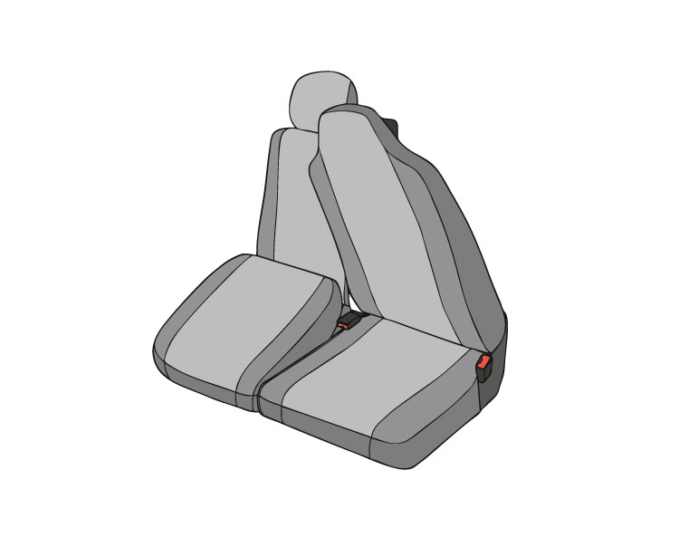 Renault Trafic III pokrowce na MIARĘ PREMIUM