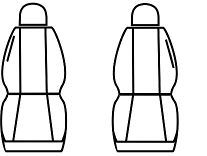 Pokrowce na przód do Honda Civic 1995-2001