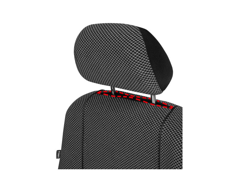 Welurowe pokrowce 3 osoby VW LT 1995-2000