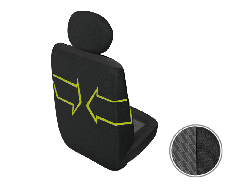 Welurowe pokrowce 3 osoby Iveco Daily 2011-2014