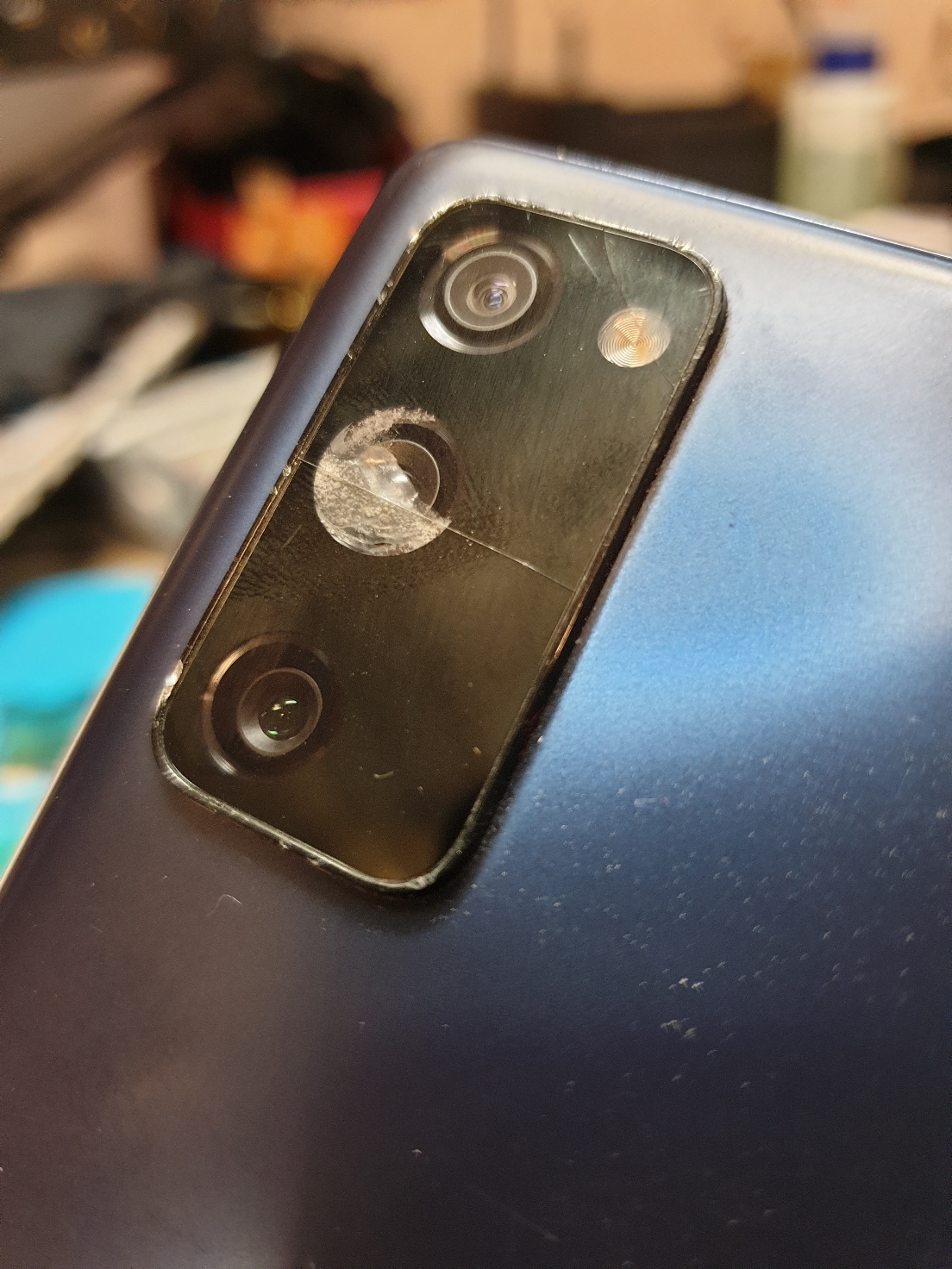 Samsung Galaxy S20 FE G780f ORYGINALNA SZYBKA KAMERY SZYBA OCZKO Czerwony