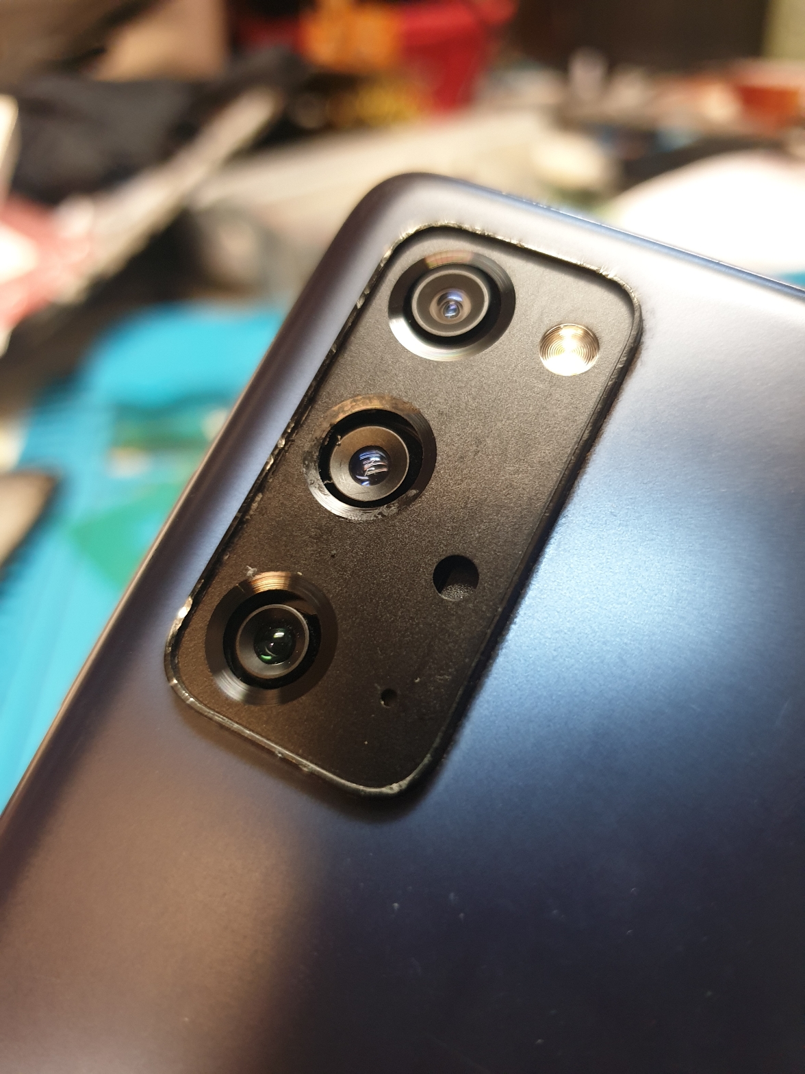 Samsung Galaxy S20 FE G780f ORYGINALNA SZYBKA KAMERY SZYBA OCZKO Czerwony