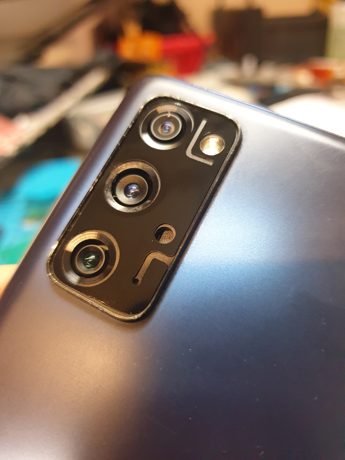 Samsung Galaxy S20 FE G780f ORYGINALNA SZYBKA KAMERY SZYBA OCZKO Czerwony