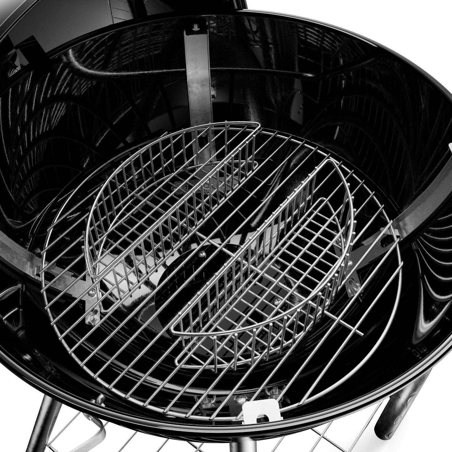 Gril węglowy KOLER EMBER C1 duży okrągły termometr popielnik