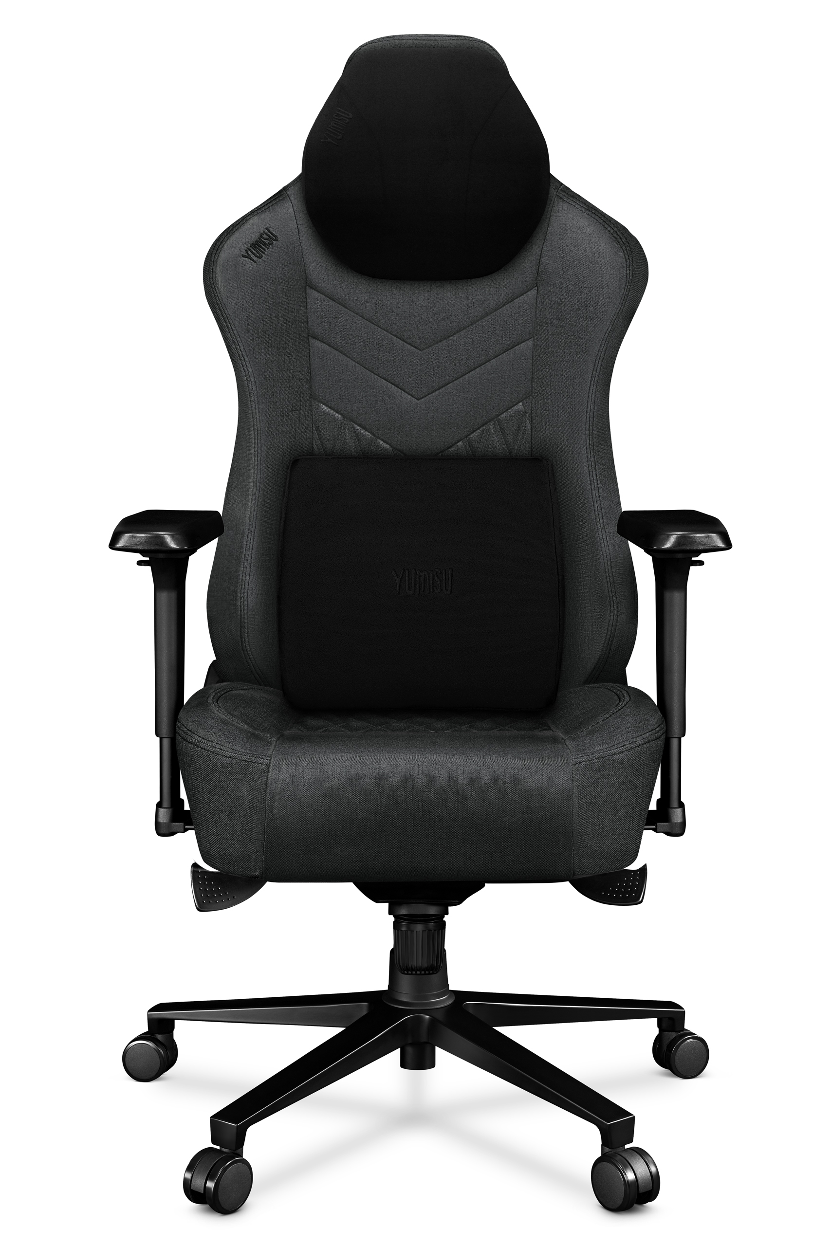 Fotel komputerowy biurowy YUMISU 2053 Magnetic Tkanina Gray Black