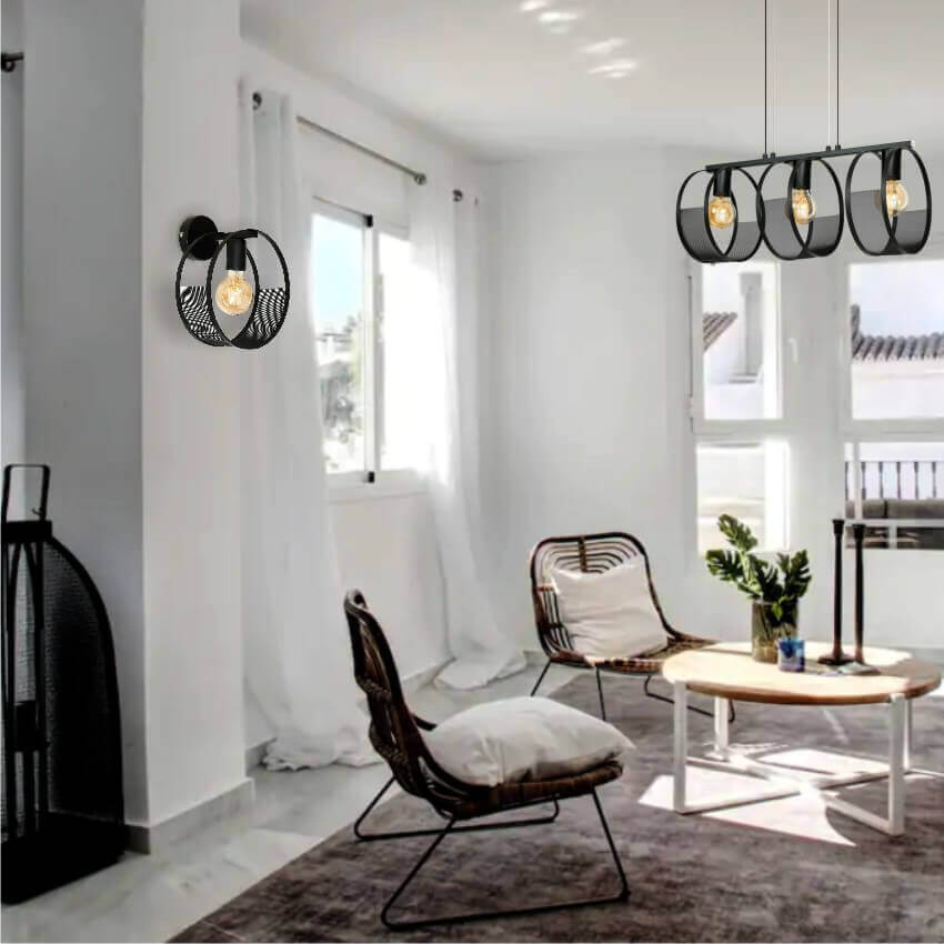 Nowoczesne Lampy Ścienne Loft Hydra 2749/K-B-1