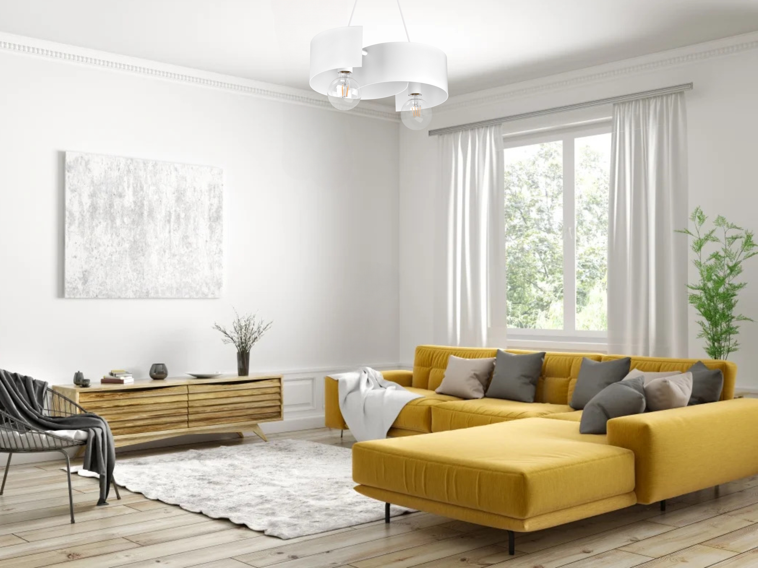 TWIST NOWOCZESNE LAMPY WISZĄCE 2706/Z-B-2 BI LW2